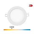 EDM - Mini Downlight LED Rond - 6W 4000K - Blanc Ø11,7cm - Lumière du Jour - vignette