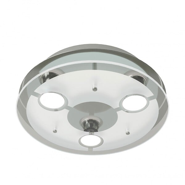 EGLO - Plafonnier design gu10 Cabi métal Chrome, 3 x 3 W EGLO - large