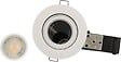 ARLUX - Lot 3 Spots Encastrables Orientables Birdy Bbc Gu10 5w Rgb + Blanc Dynamique 380lm - vignette