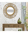 ATMOSPHERA - Grand Miroir mural en Bambou D 70 cm - vignette