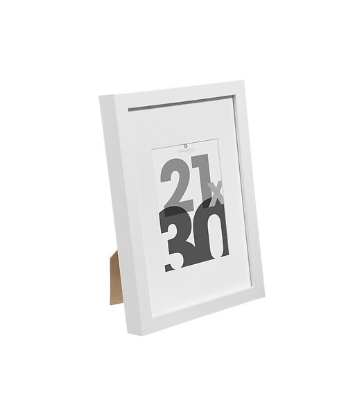 ATMOSPHERA - Cadre photo en Bois Blanc pour Photo 21 x 30 cm - large