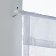 CENTRALE BRICO - Paire de vitrages transparent, Idealis blanc l.60 x H.160 cm - vignette