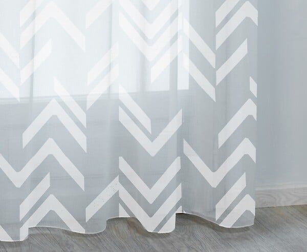 CENTRALE BRICO - Voilage transparent, Tequila blanc l.140 x H.240 cm - large