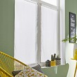 CENTRALE BRICO - Paire de vitrages tamisant, Leo gris galet n°5 l.60 x H.180 cm - vignette