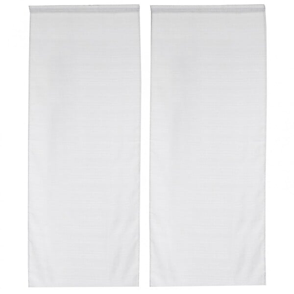 CENTRALE BRICO - Paire de vitrages tamisant, Lola blanc l.60 x H.120 cm - large
