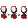 EINHELL - Lampe d'extérieur GC-OL 18/1500 Li-Solo - LED 1500 lm - tête réglable - Power X-Change - sans batterie/chargeur - vignette