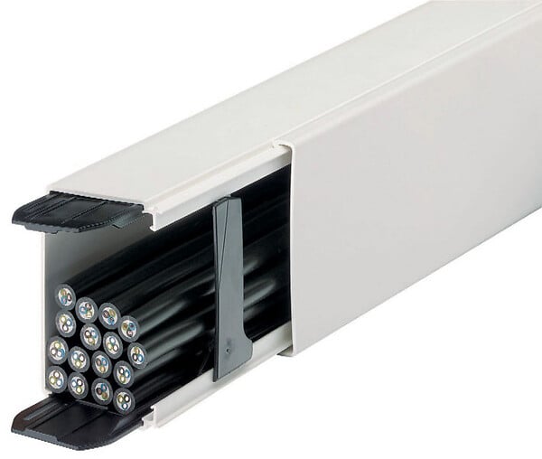CENTRALE BRICO - Goulotte Blanc, H.4 X P.9 Cm - large
