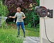 EINHELL - Dévidoir de tuyau GE-HR 18/30-1 Li-Solo - 18V - tuyau 30m - enroulement auto - pivotant 180° - sans batterie - vignette