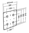 ERARD - Plaque Adaptatrice Jusqu'à Vesa 200 - 002491 - vignette