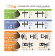 MBG - Support Mural Inclinable Pour écran De 40'' à 70'' - T4070 - vignette