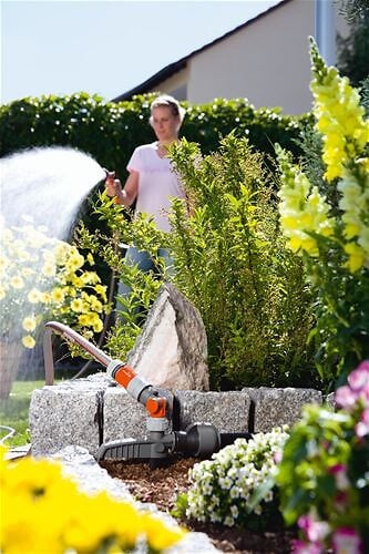 GARDENA - Prise D'eau Avec Nez De Robinet Articulé D'arrosage - large