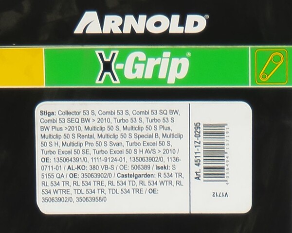 CENTRALE BRICO - Courroie trapézoïdale X-Grip V de type Z 29,5 - large
