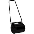 OUTSUNNY - Rouleau à gazon jardin en acier avec poignée dim. 50L x 32l x 108H cm lestage max. 30 L noir - vignette