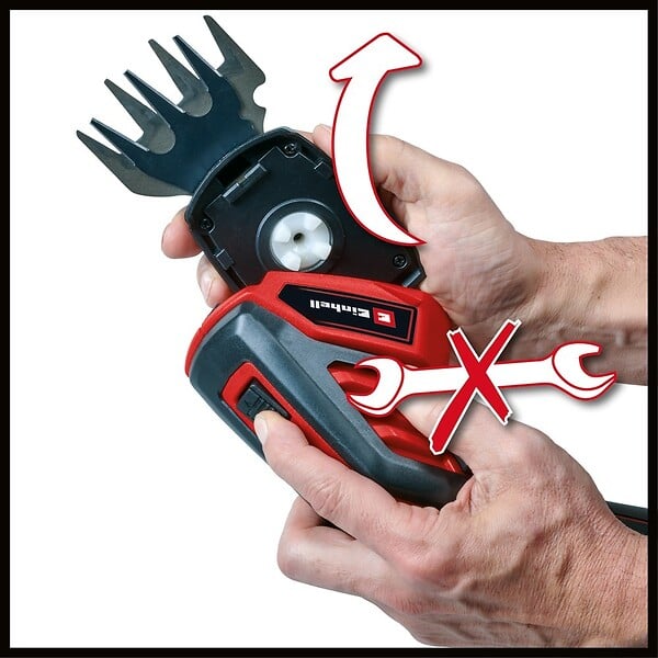 EINHELL - Cisaille à gazon et taille-buissons sans fil GC-CG 3,6/70 Li - large