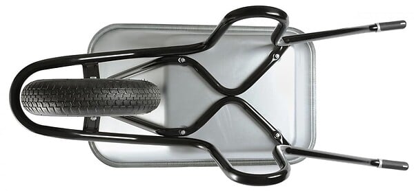 HAEMMERLIN - Brouette Aktiv Excellium+ 120l Reno Galva Roue Gonflée - large
