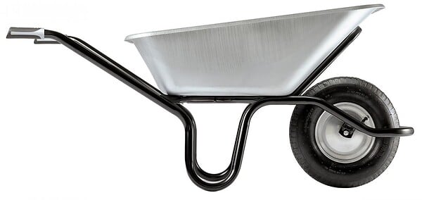 HAEMMERLIN - Brouette Aktiv Excellium+ 120l Reno Galva Roue Gonflée - large