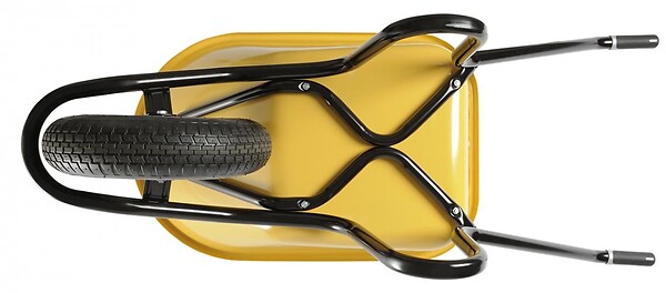 HAEMMERLIN - Brouette Bati Plus 110 L Reno Alpha Peinte Roue Gonflée - large