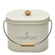 GUILLOUARD - Seau A Compost Ovale 7l Beige Avec Filtre - 040633 - vignette