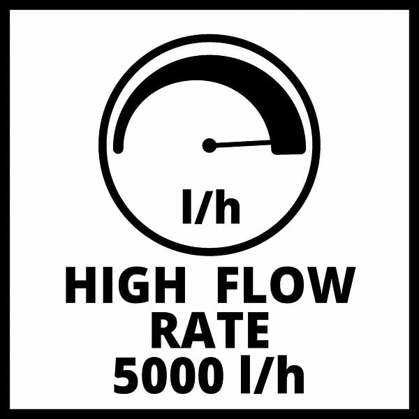 EINHELL - Pompe D'évacuation Eaux Claires Sans Fil Ge-sp 18 Li - Capacité 5000 L/h - Profondeur D'immersion 4 M - Sans Batterie - large