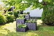 GRAF - Carré Potager Ergo Quadro L Imitation Bois 25 X 80 X 80 Cm - vignette