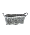 ATMOSPHERA - Lot de 3 Jardinières en métal Gris Vintage - vignette