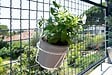 CENTRALE BRICO - Porte-pots soucoupe crochet - 16-18 cm - blanc - vignette