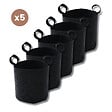 CERLAND - Sac feutre géotextile 25 cm noir - vignette