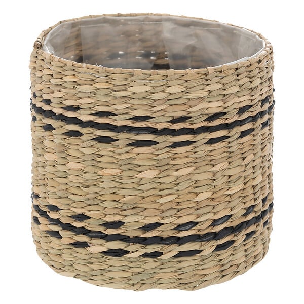 ATMOSPHERA - Lot de 2 Cache-pots en fibre naturelle D 16 et D 14 cm - large