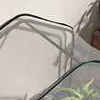 OUTSUNNY - Serre de jardin balcon 3 niveaux métal thermolaqué vert PE transparent - vignette