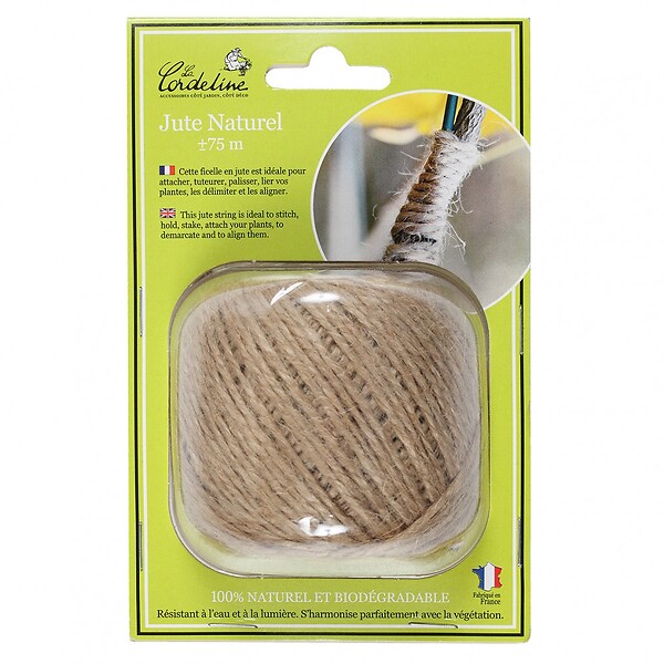 CENTRALE BRICO - Pelote 100g en jute LA CORDELINE, Diam.2 mm, L.75 m - large