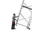 HAILO - Echafaudage roulant pour escalier avec montage rapide 2,4m/4,4m en aluminium Hailo Fast & Lock 5 - vignette