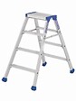 TUBESCA - Marchepied pliant double marche Platinium 4 marches hauteur travail maxi 181 m - vignette