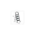 5 FIVE SIMPLY SMART - Marchepied Escabeau 4 marches en métal Noir - vignette
