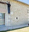 HAILO - Echelle simple 15 échelons 4,2m/5,15m en alu professionnelle Hailo ProfiStep Uno - vignette