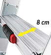 HAILO - Echelle transformable 3 plans 3x12 échelons 8,1m/8,8m en Aluminium Hailo S 120 Pro - vignette