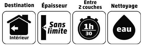 CENTRALE BRICO - Enduit de rebouchage TOUPRET + spatule 800ml en pâte allégée pour mur et plafond - large
