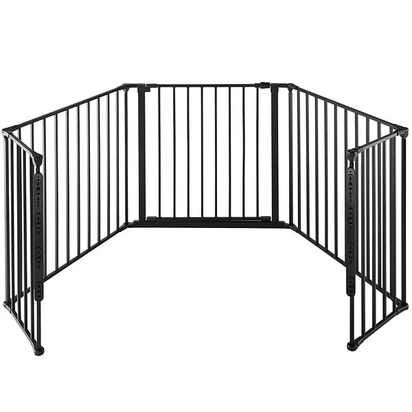 TECTAKE - Barrière de sécurité AGNI 5 panneaux avec portillon - large