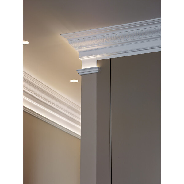 ORAC DECOR - Haute Corniche Représentant Des Feuilles D'acanthe C219 - L200 X H17,6 X L13 - Orac Decor - large