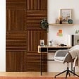 ATMOSPHERA - Panneau décoratif mural en Bois foncé 60 x 60 cm - vignette
