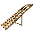 VINUOVO - BERLIN Escalier extérieur bois 16 marches H 275cm L-160cm - vignette