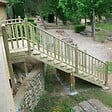 DIRECT-ABRIS - Limon 7 Marches Escalier Pin Traite - Escalier Extérieur - Pré-entaillé - vignette