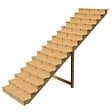 VINUOVO - BERLIN Escalier extérieur bois 16 marches H 275cm L-120cm fermé - vignette