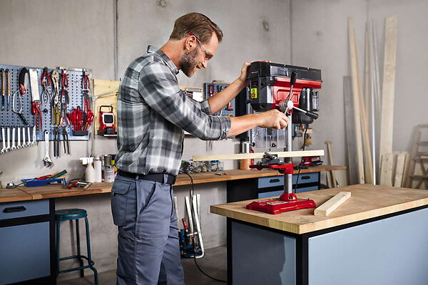 EINHELL - Perceuse à Colonne Te-bd 550 E - Table De Perçage Inclinable - Puissance 450w - large