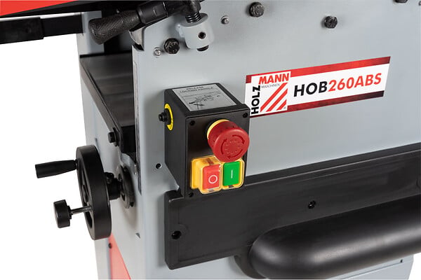 HOLZMANN - Dégauchisseuse raboteuse 260 mm + aspirateur 230 V - 1500 W - large