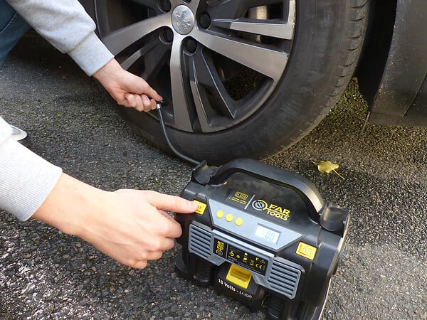 FAR TOOLS - Gonfleur - Compresseursans fil - large