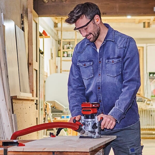 EINHELL - Défonceuse sans fil TP-RO 18 Set Li BL - Solo + sac de rangement - sans batterie - large