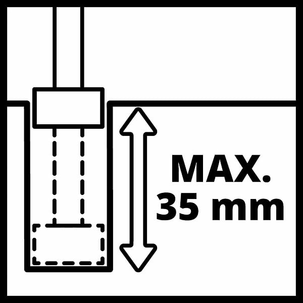 EINHELL - Défonceuse sans fil 18V Brushless EINHELL TP-RO 18 Li BL-Solo Power X-Change - Machine nue - large