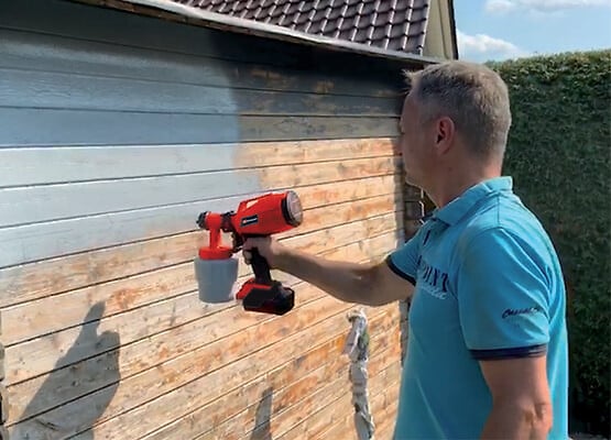 EINHELL - Pistolet à peinture sans fil Power X-Change TC-SY 18/60 Li Solo - large