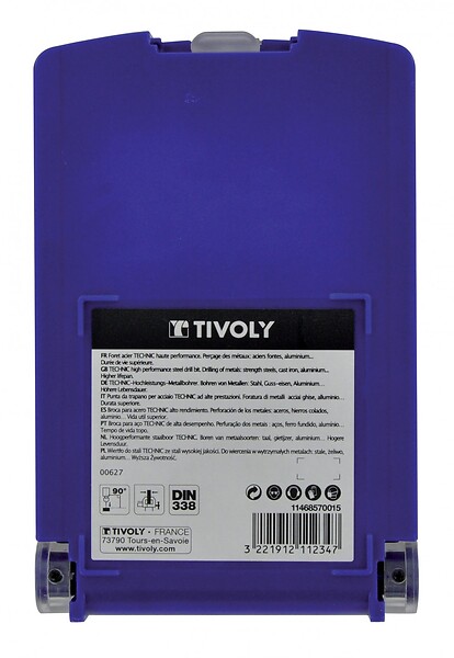 TIVOLY - Coffret Forets Technic Hss 19 Pièces Métal, Diam.1 à 10 Mm Tivoly - large