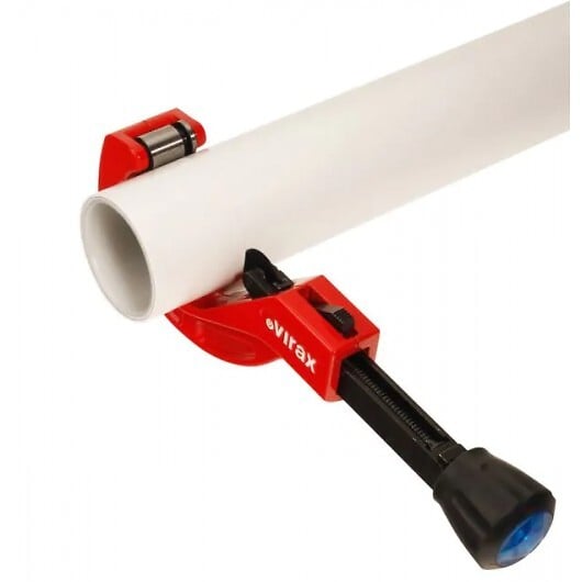 VIRAX - Coupe-tube plastique à avance rapide 6-65 mm - large